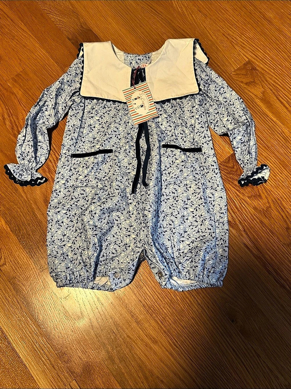 La Coqueta Imeda Baby Romper Floral Baby Romper Size 2Y NWT